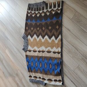 Free People Boho Warm & Cozy Poncho